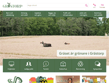 Tablet Screenshot of grastorp.se